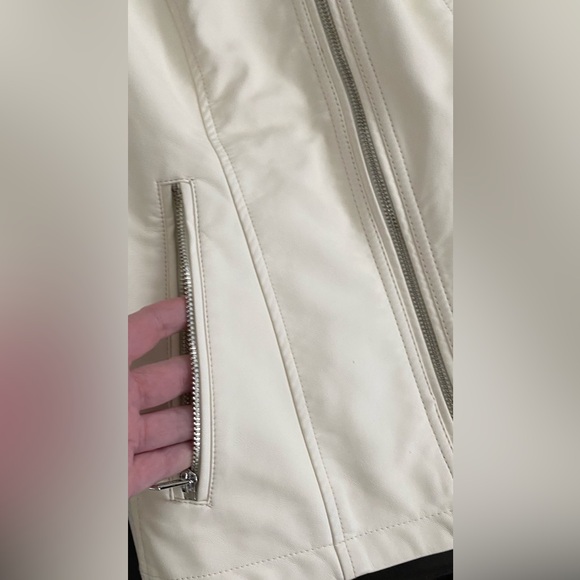 NWOT. Express Faux Leather Moto
Jacket, Sz L - Picture 9 of 10